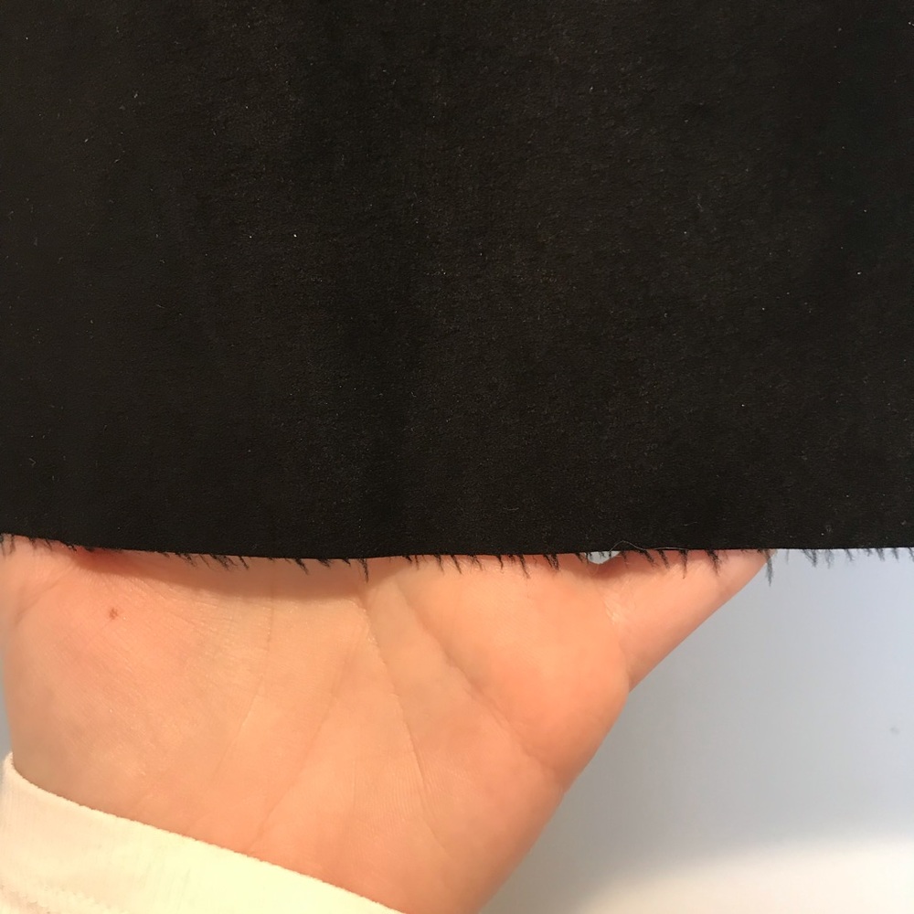 American Apparel Black Suede Mini Skirt - Picture 4 of 5